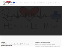 Tablet Screenshot of healthlitnow.org